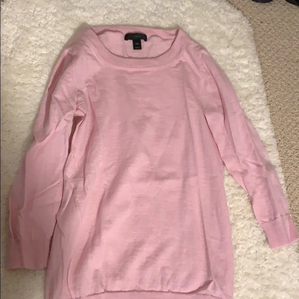 Pink J. Crew sweater